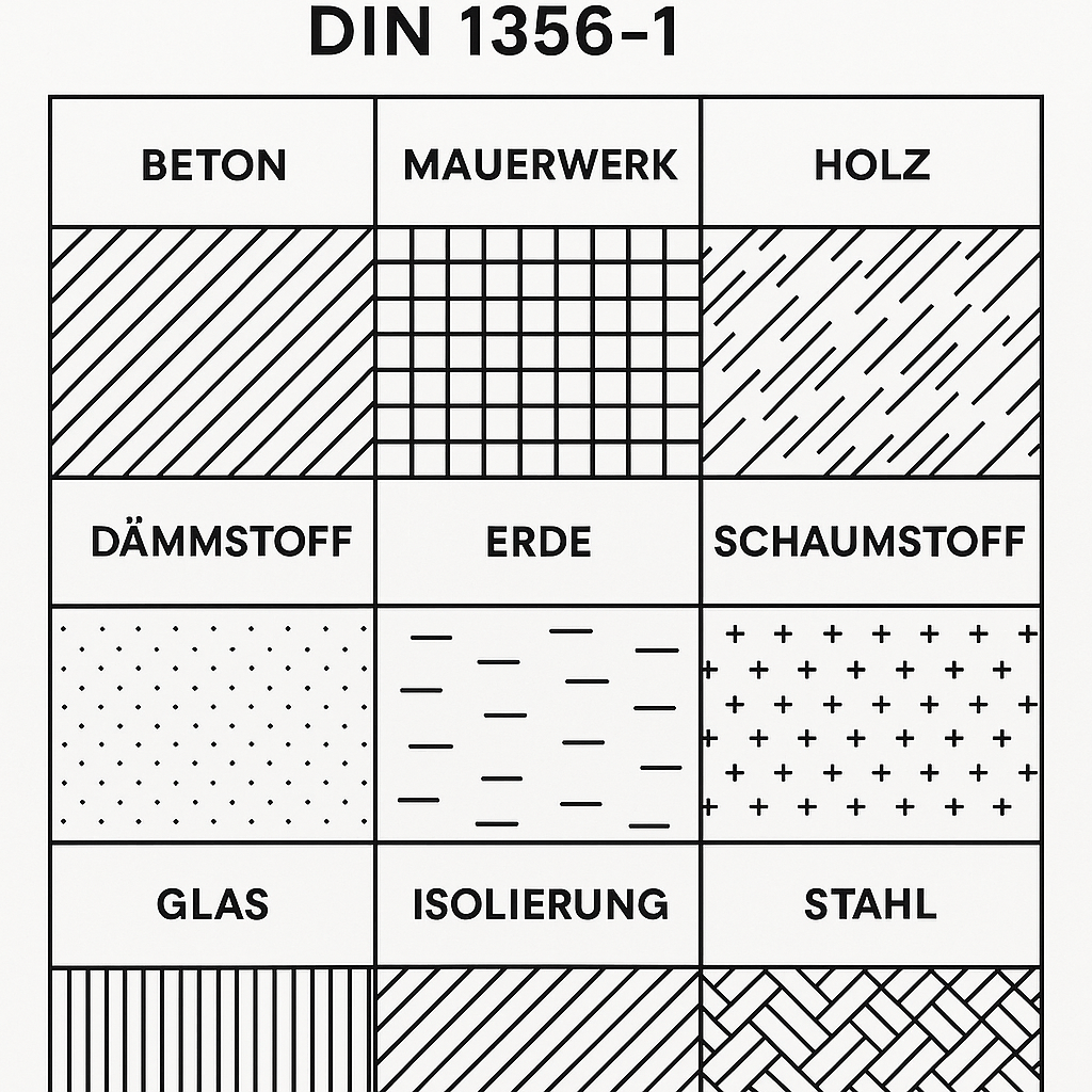 Betonschraffur Nach Gost Konkrete Schraffuren Auf Zeichnungen DHFGVL