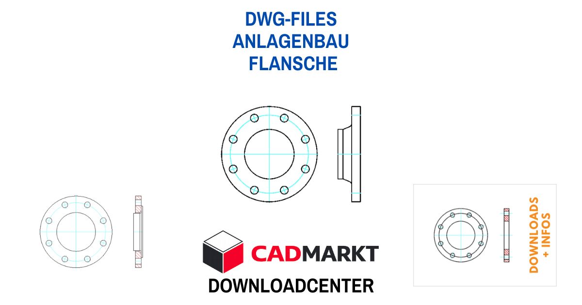 Flansche CAD (DWG) – Normen, Einsatz & Download