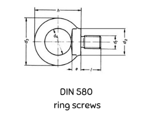 DIN 580 - RING SCREWS