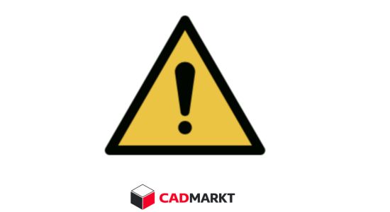 Warnzeichen CAD (ISO 7010) – DWG Download