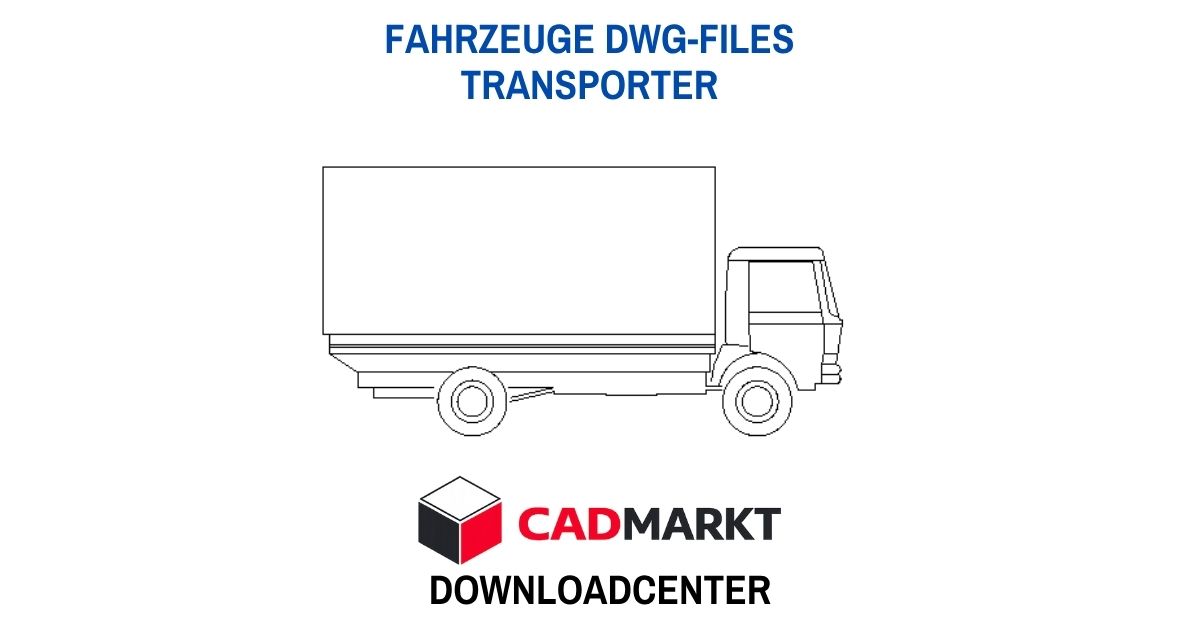 Transporter - Seitenansicht - DWG-File - CAD-Download - CADMARKT