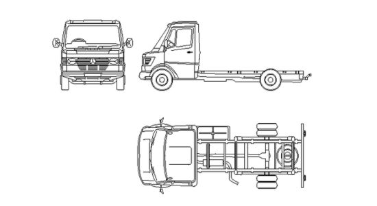 Mercedes Transporter in 3 Ansichten - SW