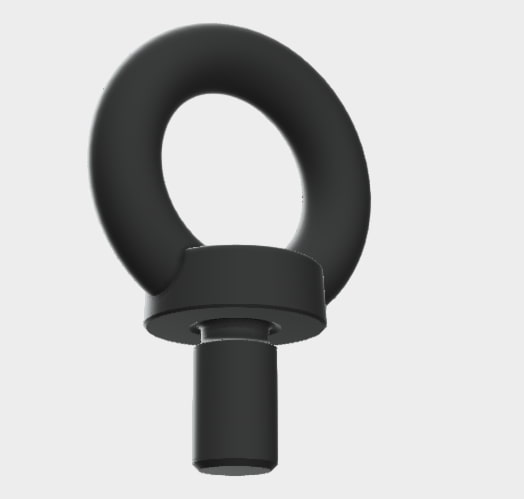DIN 580 Ringschraube STEP-FILE / CADMARKT