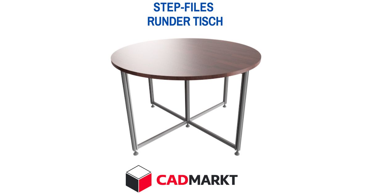 Runder Tisch - STEP FILES - kostenloser Download